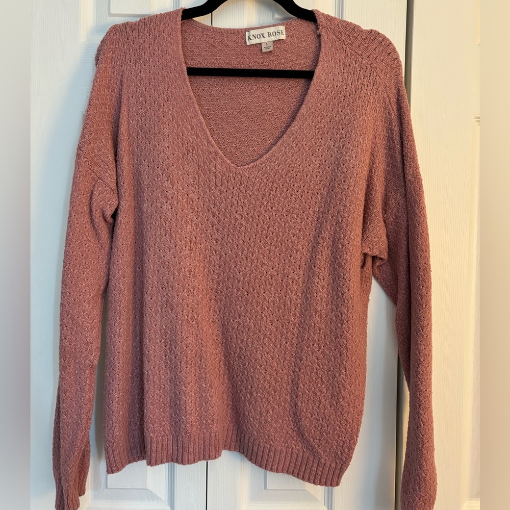 V neck sweater